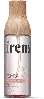 Being Frensh'e Desert Rose Multi-Purpose Essential Oil Mist – Hair, Body & Linen Spray, Clean & Calming Scent, 5 Fluid Ounce