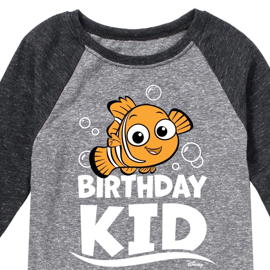 Disney Finding Nemo - Birthday Kid - Toddler & Youth Raglan Graphic T-Shirt3