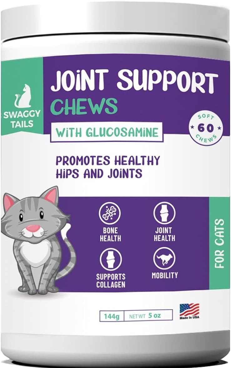 SWAGGY TAILS Glucosamine for Cats, Joint Inflammation