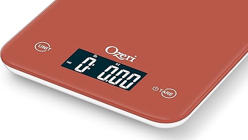 Miniatura 10 de Ozeri Touch - Báscula digital profesional de cocina (edición de 12 libras) en vidrio templado