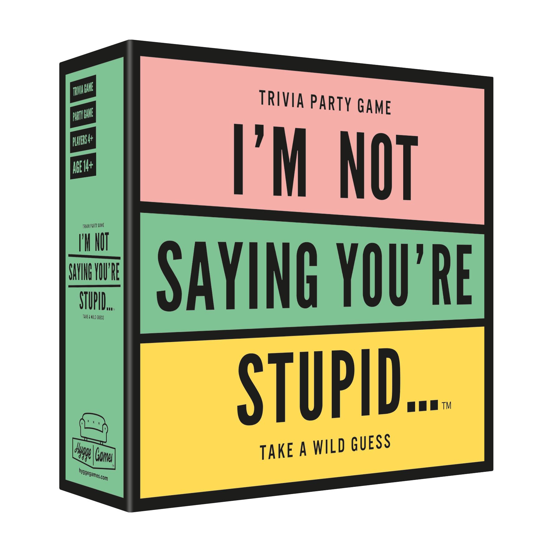 Hygge Games I'm Not Saying You're Stupid Trivia Party Game, 5.7 x 1.8"