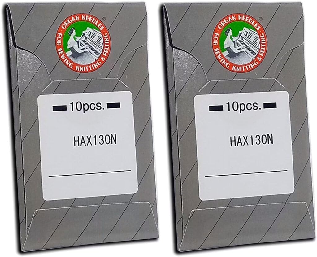 30 Organ HAX130N Top-Stitch and Embroidery Flat Shank Home Sewing Machine Needles ~ Multiple Sizes! (Metric 80/12)
