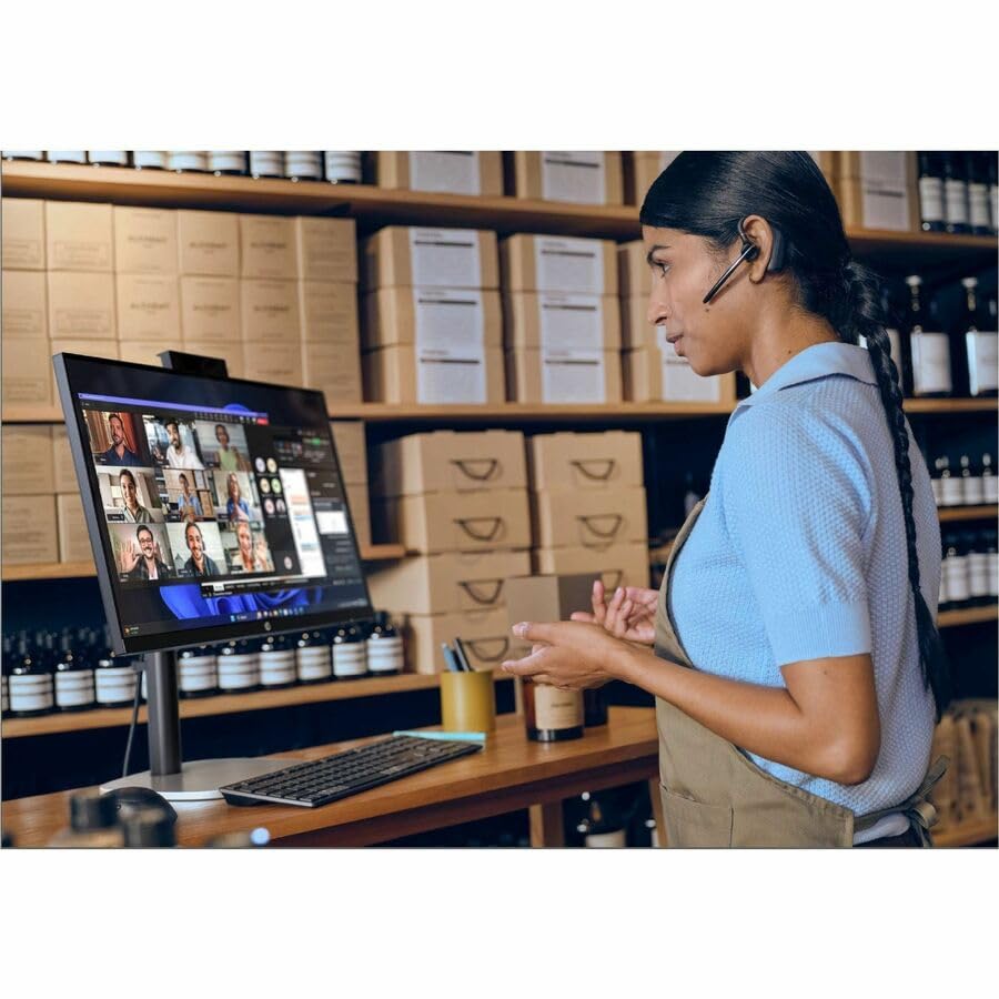 Image of HP ProStudio 4 AiO G1i All-in-One Computer - Intel Core Ultra 5 235 - vPro Technology - 16 GB - 512 GB PCI Express NVMe SSD - 23.8 inch Full HD - Desktop - Intel Q870 Chip - 1920 x 1080 - Windows 11 Pro -