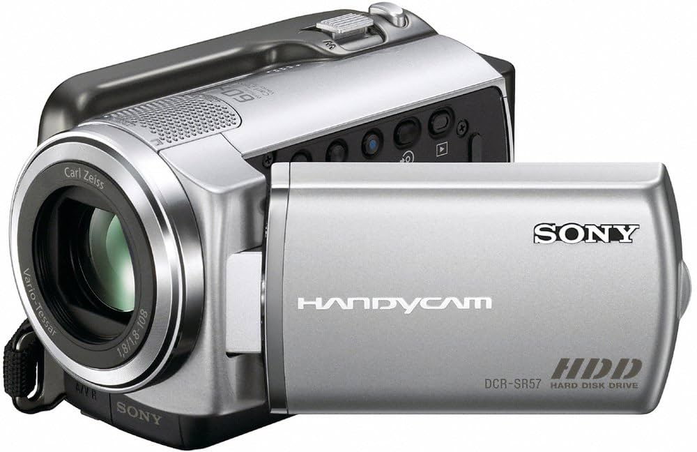 Sony DCRSR57E Handycam Camcorder With Built-in 80GB Hard