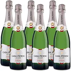 Kit 6 Espumantes Casa Perini Demi-Sec