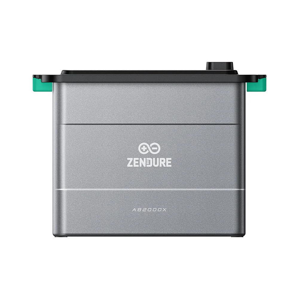 Zendure SolarFlow Hyper 2000 - Centrale elettrica da balcone con memoria, ingresso solare da 1800 W, carica AC/uscita 1200 W, micro inverter integrato, TOU, 2 AB2000 X 3840 Wh LiFePO4, 0% IVA