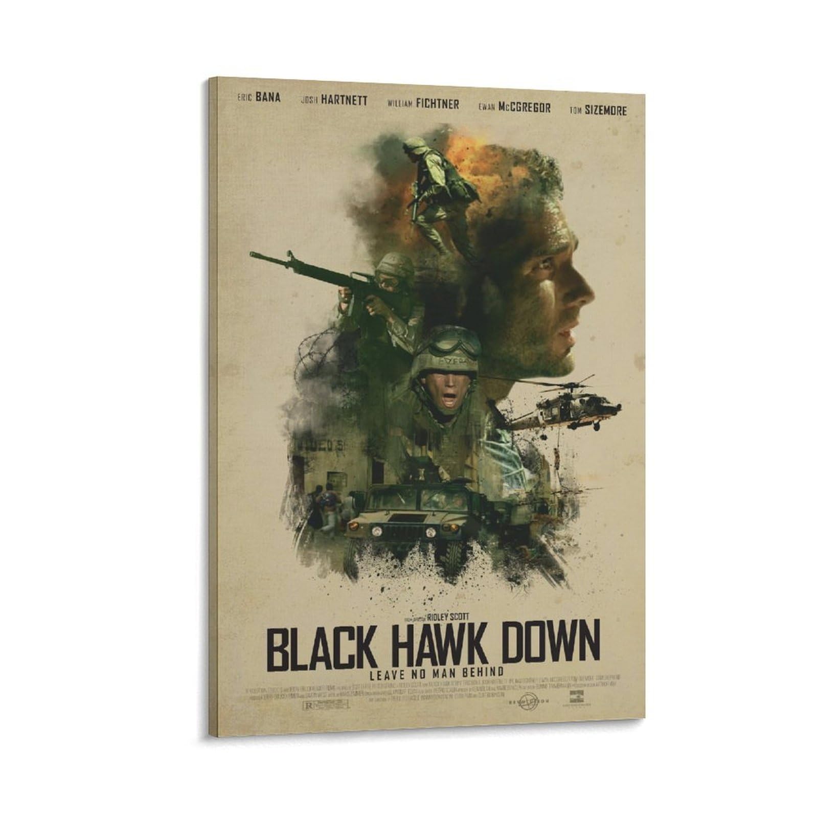 ブラックホーク・ダウン　USオリジナル映画ポスター Amazon.co.jp: 映画のポスターブラックホークダウン戦争は誰も