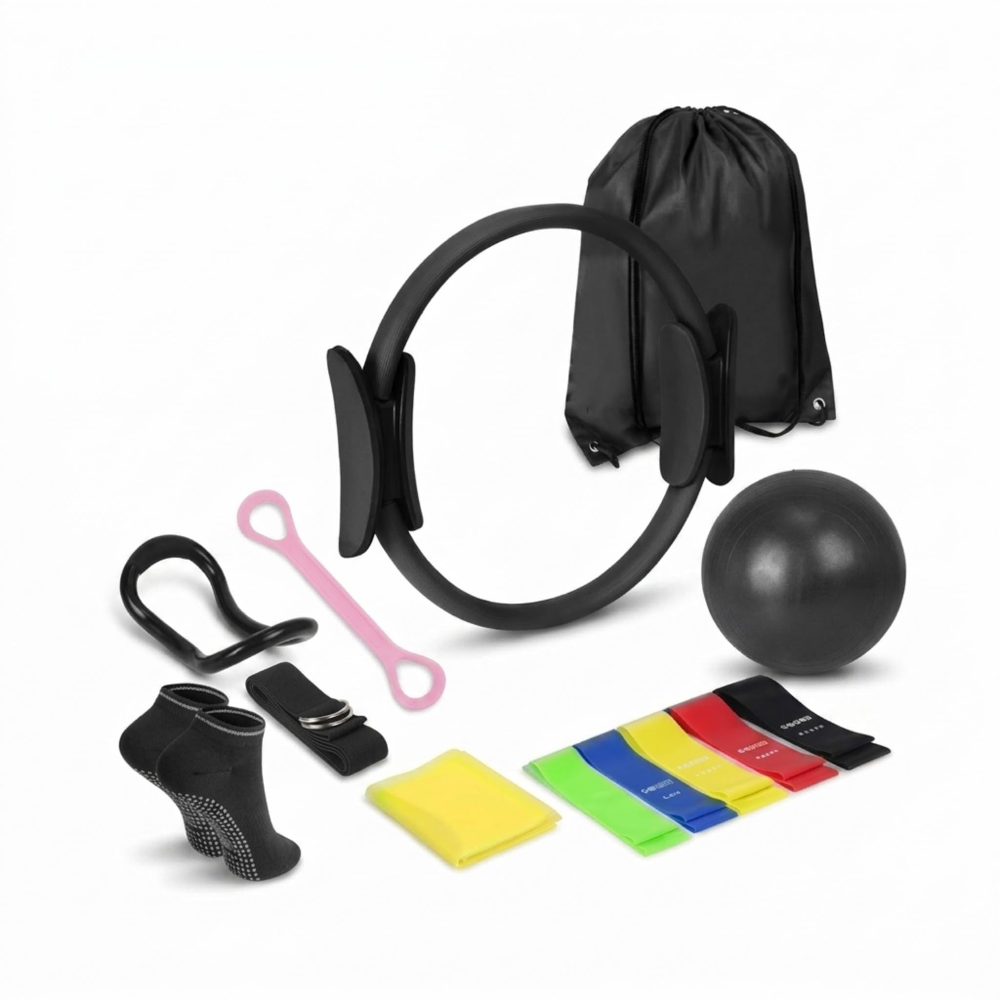Nourish Skinpal Pilate Ring Set (Black)