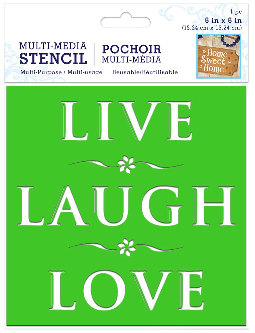 Live Laugh Love Word Stencils Chalk Stencils Reusable Stencils Home
