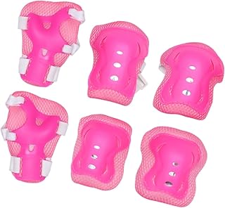 VANZACK 1 Conjunto 6 Pçs Protetores De Pulso Para Patinação Crianças Capacete Bicicleta Adulto Joelheiras Equipamento De Proteção Para Skate Crianças Equipamento De Patinação Cotovelo E