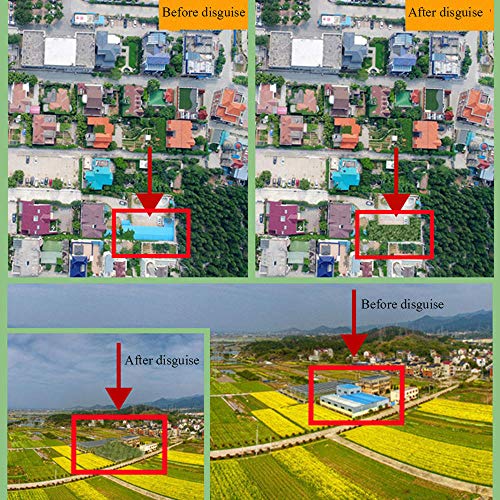 XHSSF Tarnung Net Sichtschutz Camouflage net Verschiedene Größen Freizeit Camping Bar Jagd Sonnenschutz Camouflage… – Bild 6