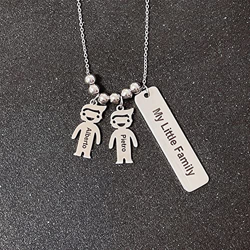 Yitoes Collana Personalizzata da Donna con 1-5