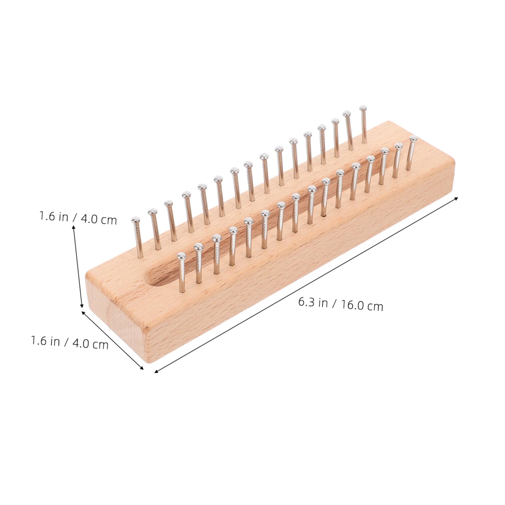CIMAXIC Solid Wood Braider Loom Set Knitting Loom Hook Weaving Hook for Scarf Making Perfect for Beginners
