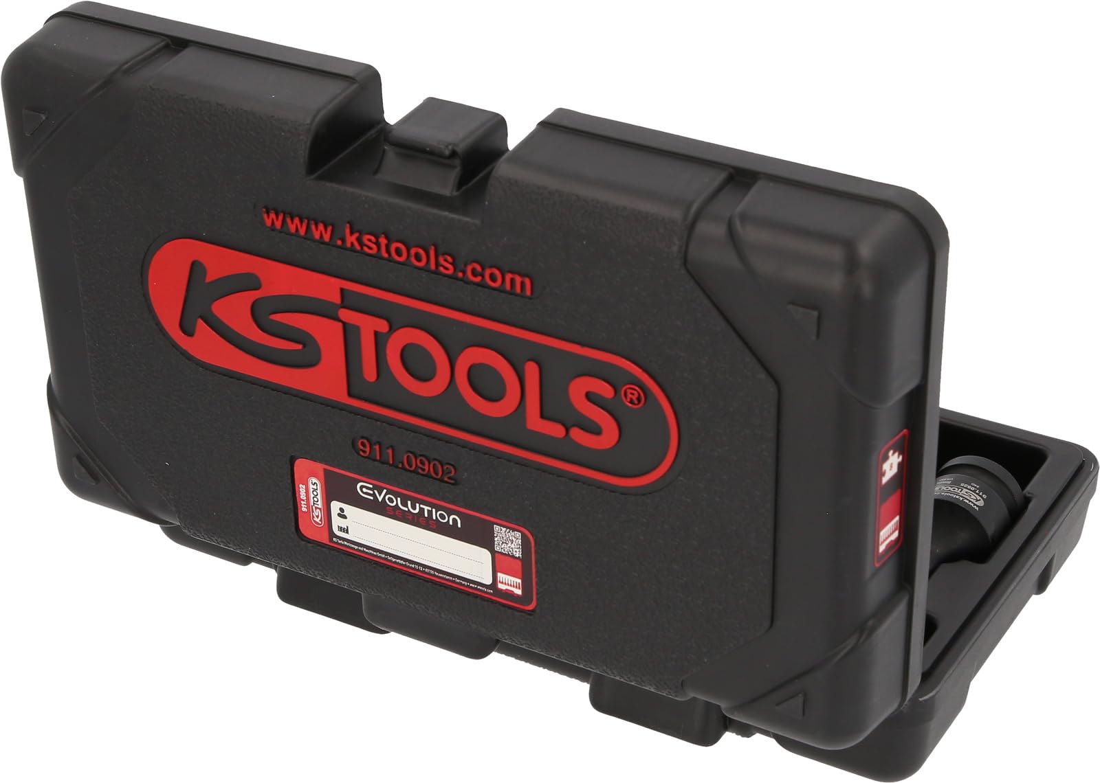 KS Tools - 911.0902 - juego de 8 vasos largos para destornillador de impacto - herramientas de 6 caras - 1/2" - 5-19 mm