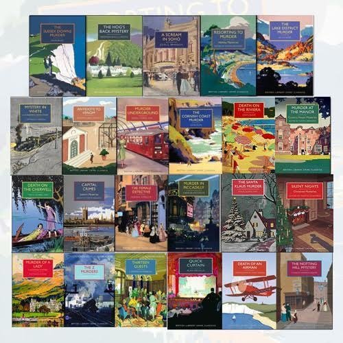 British Library Crime Classics Collection 23 Books Set (Murder of a ...