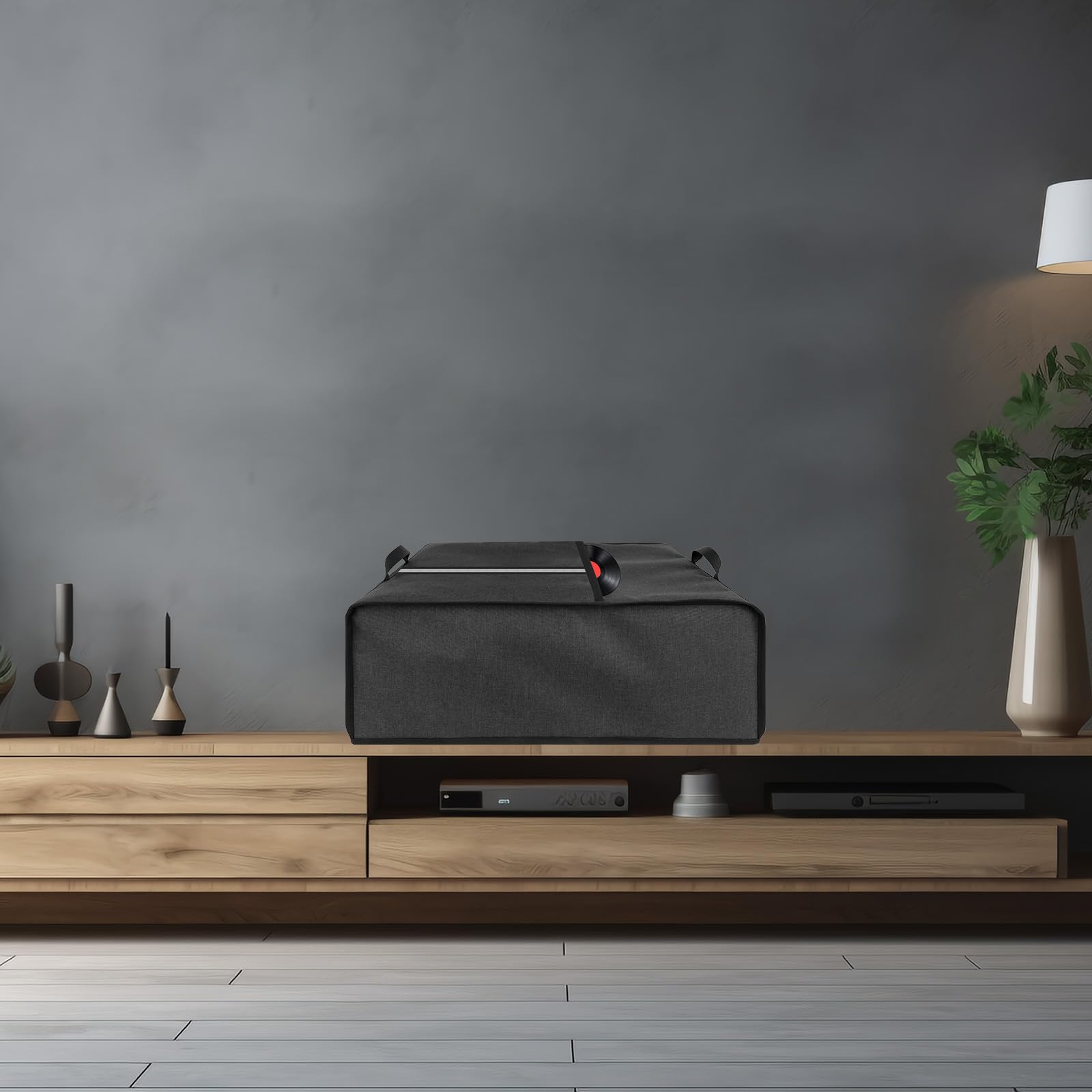 Osłona przeciwpyłowa na gramofon, etui ochronne na gramofon, kompatybilne z SL-Q300/SL-B250/SL-B260/SL-BD20/SL-BD27/SL-BD35/SLD-20/SL-PC11/SL1200/SL1210 Pioneer PLX 1000-ciemnoszary