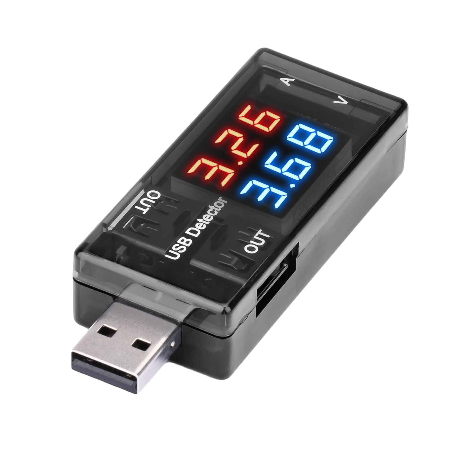 USB x 3 porty USB tester miernik USB, 0-3 A 4-30 V cyfrowy multimetr, miernik napięcia, woltomierz, prąd, detektor mocy