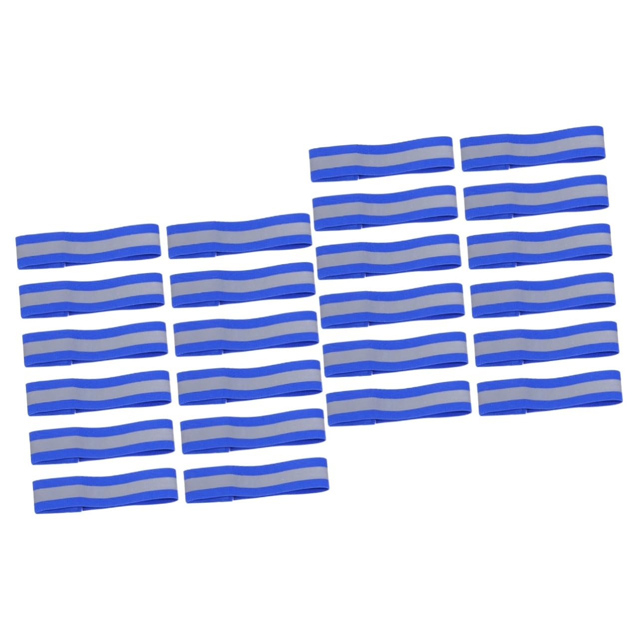 BESPORTBLE Lot de 2 Bracelets Réfléchissants Fluorescents pour Activités de Plein Air Équipement de Sécurité Nocturne 12 Pièces
