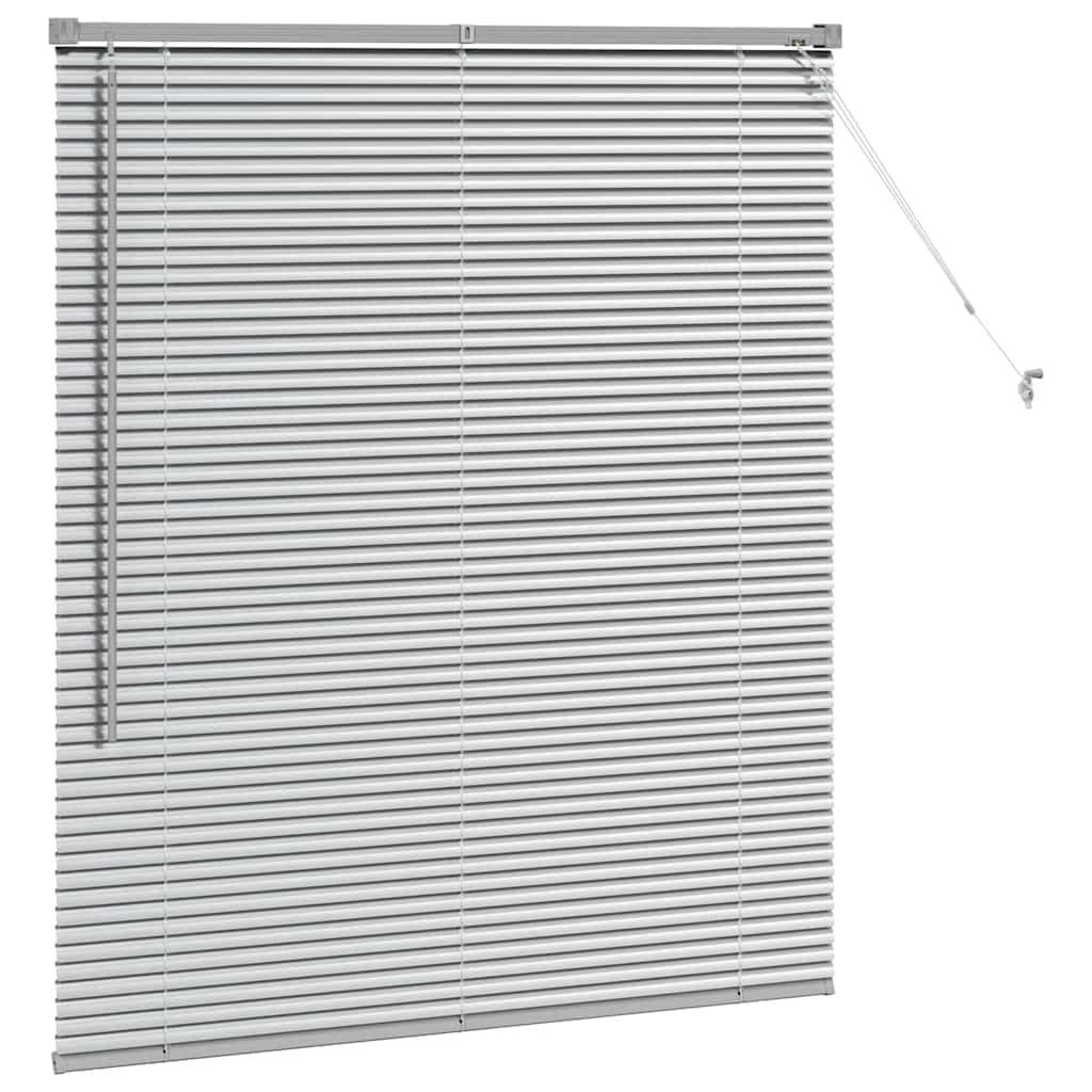 Stores Venitiens Argentes 130 x 110 cm Aluminium
