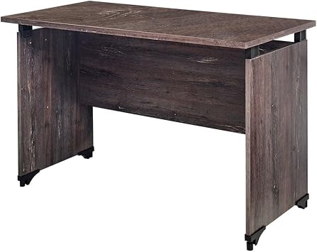 Urban Farmhouse Composite Wood Writing Desk in Rustic Gray