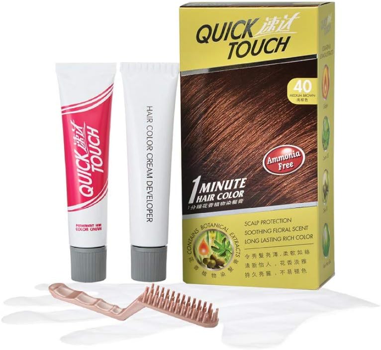 Quick Touch 1 Minute Hair Dye (Medium Brown)