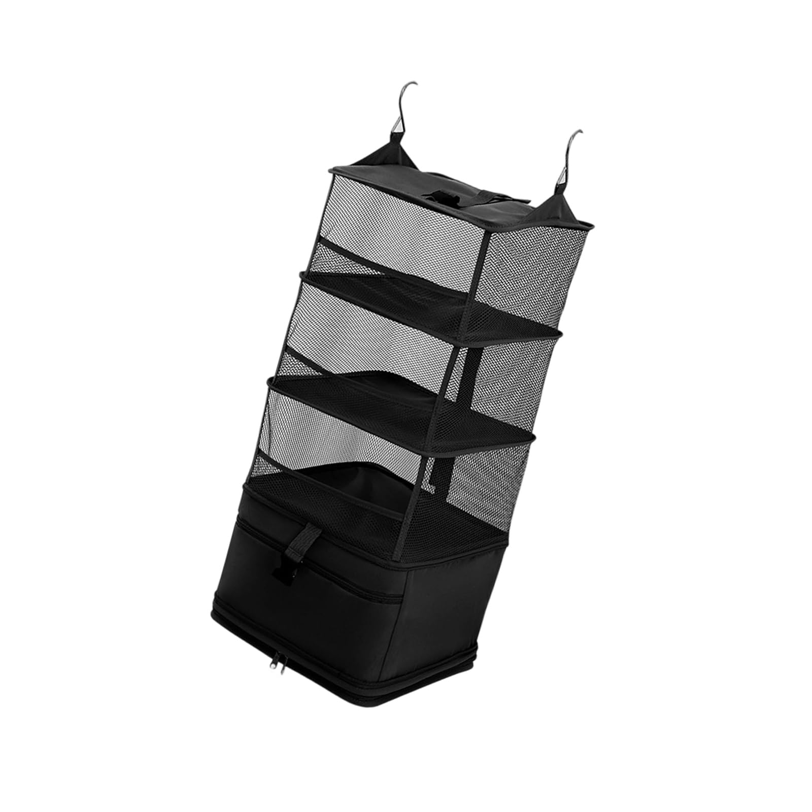 Sbshiouu Sturdy Polyester Wall Mounted Foldable Storage Bag with Multiple Layers for Travel Home with Multiple Pockets for Home Travel