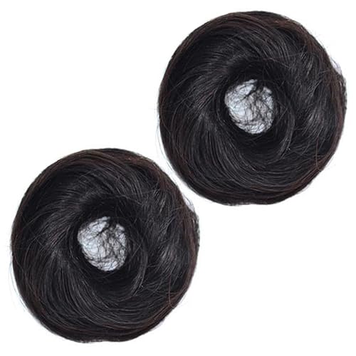 Miniatura 8 de Beavorty 8 piezas de peluca de moño para mujer, cabello humano real, cola de caballo, para hacer moños mágicos, pelucas de cola de caballo rizadas,