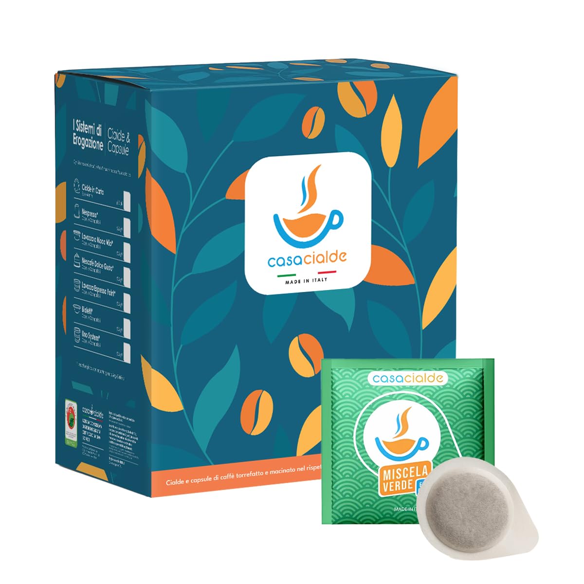 Casa Cialde - Cialde Casa Cialde Verde Decaffeinato Gusto Dek 1200