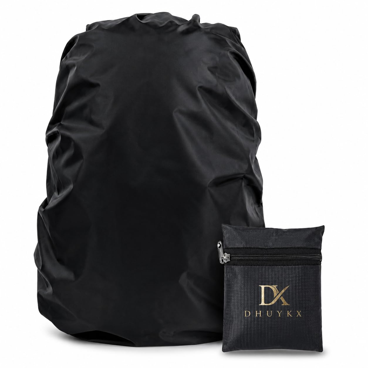 Waterproof Backpack Rain Cover, Black, Premium Polyester, Fits 20L-35L, with Compact Storage Pouch-image-40