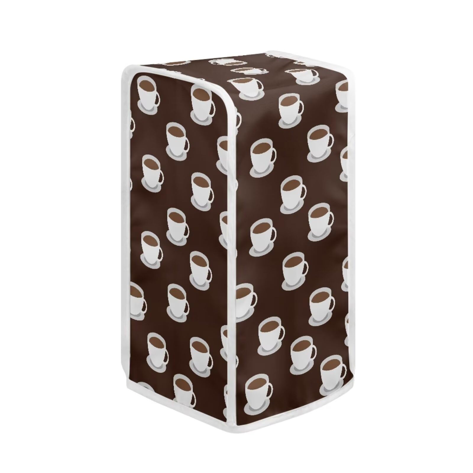 Kathyboom Coffee Cup Pattern Electric Can Opener Dust Cover Portable Can Opener Cover Anti Dust Cover Fit for Most Can Openers Home Kitchen Decor