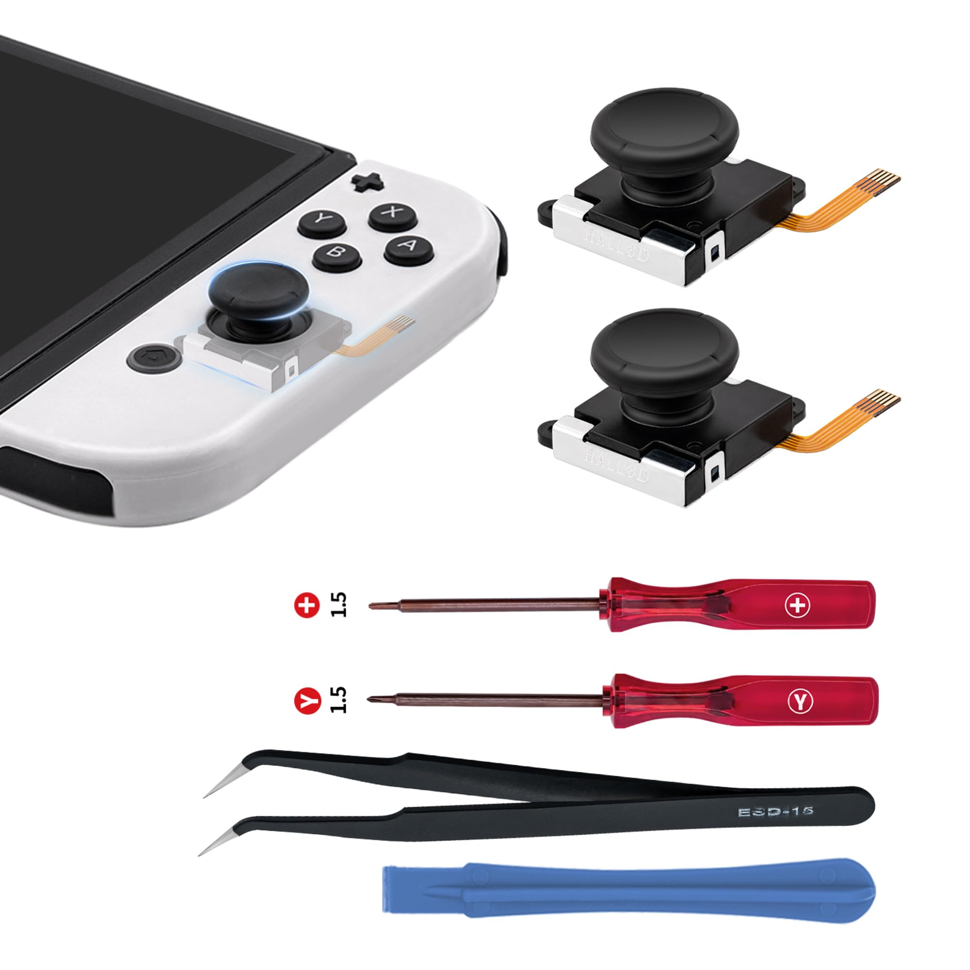 Amazon.co.jp: Mcbazel Switch/Switch Lite用のTMR効果アナログ