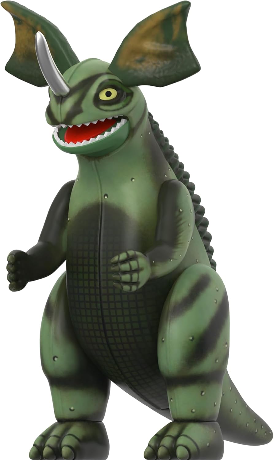 Super7 Reaction Figure Toho Baragon (Marusan Tin) - 3.75" Toho Godzilla Action Figure - Classic Movie Collectibles and Retro Toys