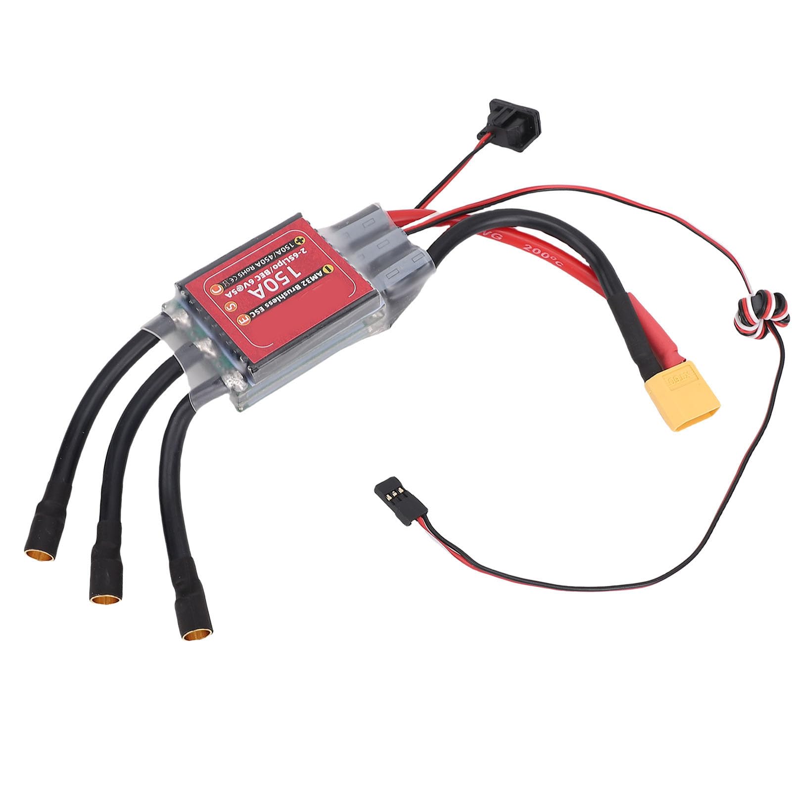 Potente ESC senza spazzole 150 A con controllo della velocità eccezionale per gli appassionati di RC, adatto per motori 3674 4268 4274 4282 4292