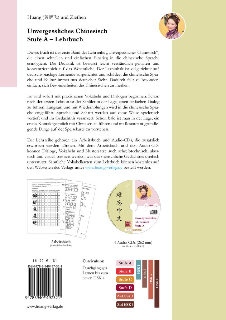 Unvergessliches Chinesisch, Stufe A: Lehrbuch