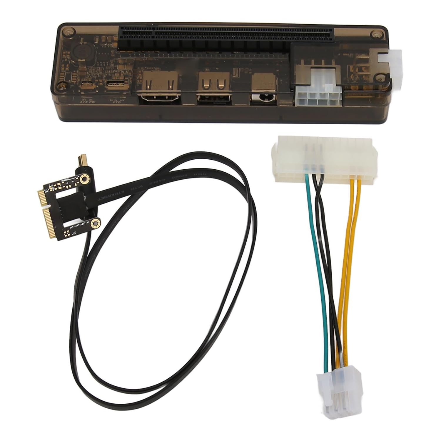 Yunseity Mini PCIE External Graphics Card Dock for Laptop, High Performance, 6pin Connector, Suitable for Engineering Measurement, Data Acquisition, Server Debugging (Mini PCI-E) Yunseity Mini PCIE External Graphics Card Dock for Laptop, High Performance, 6pin Connector, Suitable for Engineering Measurement, Data Acquisition, Server Debugging (Mini PCI-E)