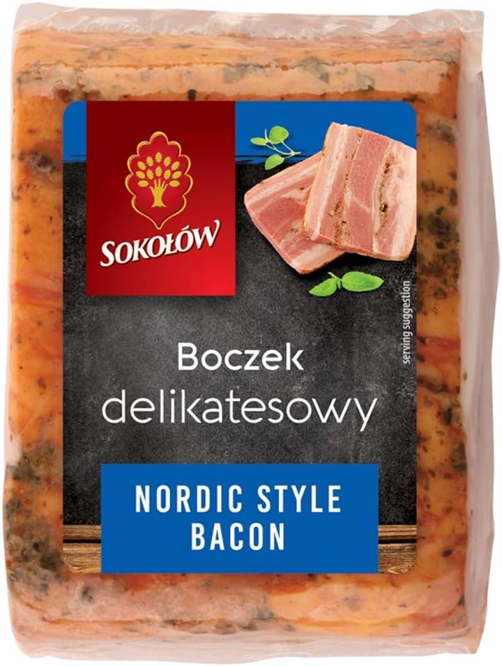 Sokolow Nordic Style Bacon, 480 g Amazon.co.uk Grocery