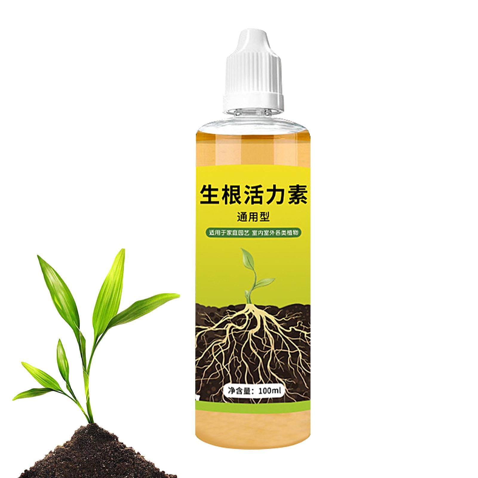 Root Booster for Plants | High-Performing 100ml Tree Root Stimulator - Tree Root Stimulator, Rooting Hormones for Cuttings, Root Starter for Vegetable Transplants Soptec