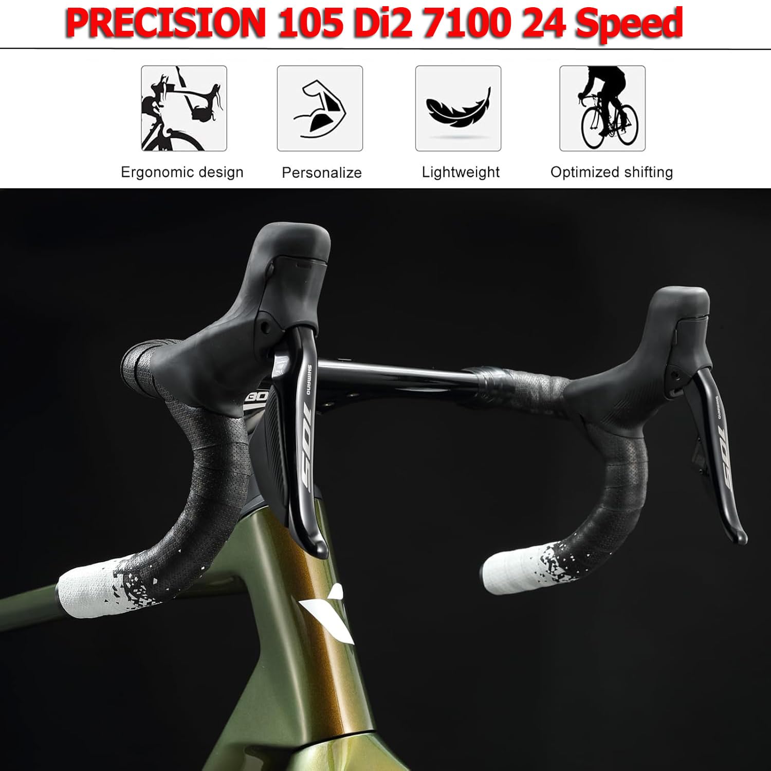 rennrad rahmen di2 KABON Carbon Rennrad, 700C Carbonfaser 24S Schaltung Rennrad mit Shimano 105 7170 Gruppensatz Scheibenbremse Rennräder für Erwachsene Sport & Freizeit Art Product:Canvas Print Wampler Plexi-Drive British Overdrive Groupset: Shimano Alivio