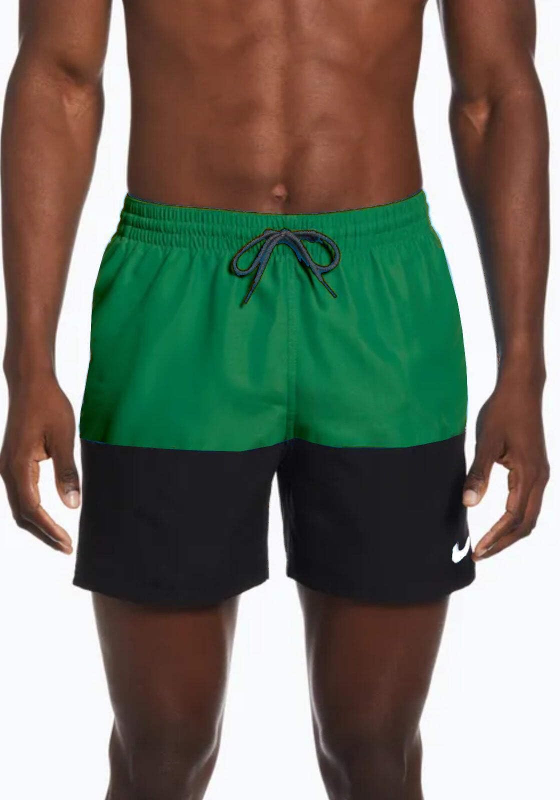 NIKE -Costume da Bagno -Tasche Laterali -GIROVITA Elastico -Swoosh