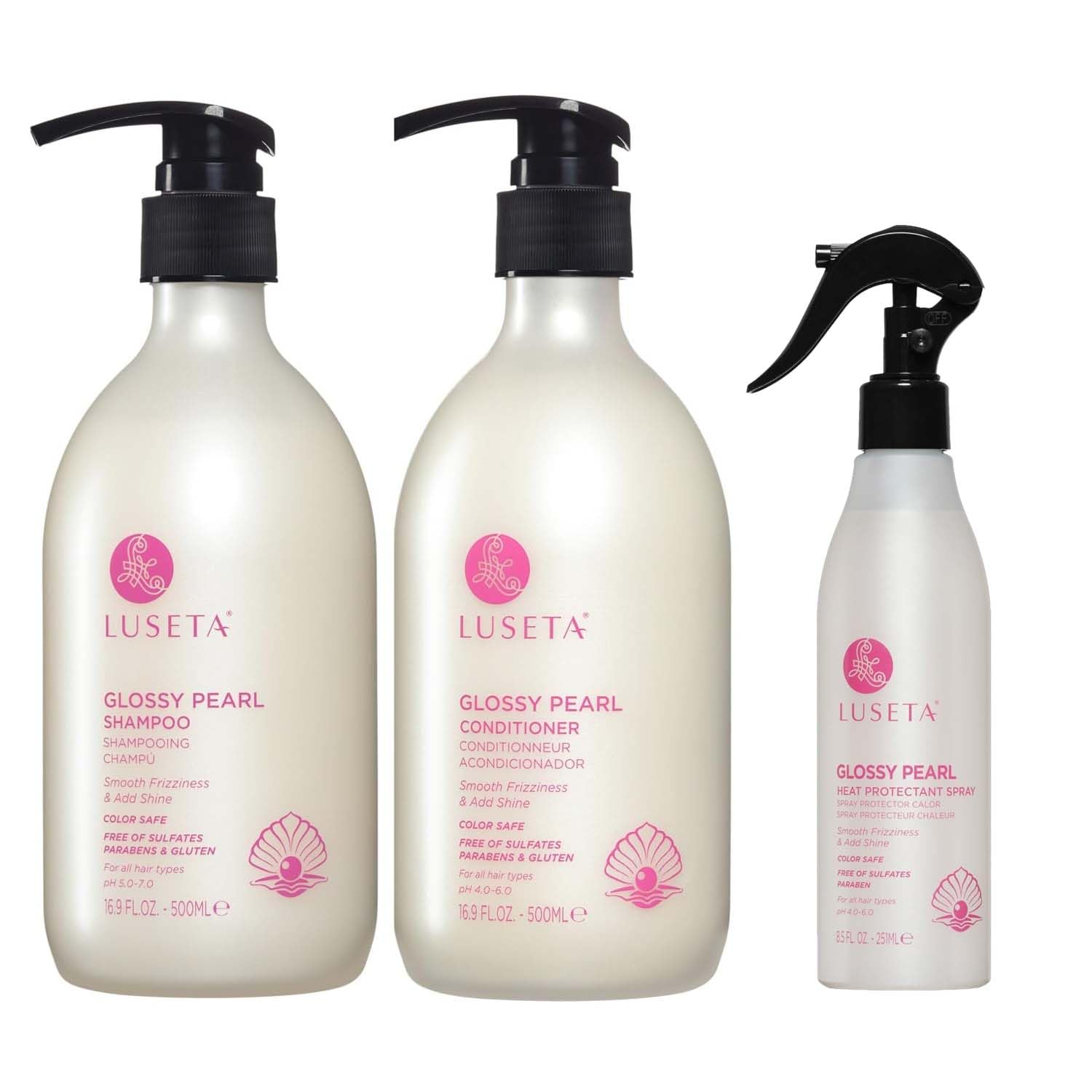 Amazon.com : Luseta Glossy Pearl Shampoo and Conditioner Set and