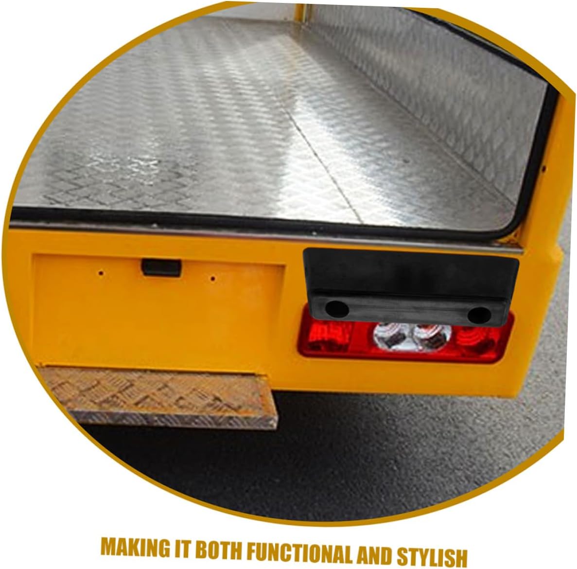 Heavy Duty Rubber Trailer Bumper Guard Rear Impact Resistant Cushion Stopper for Truck Cargo Protection Easy Install Professional Truck Ramp Bumpers