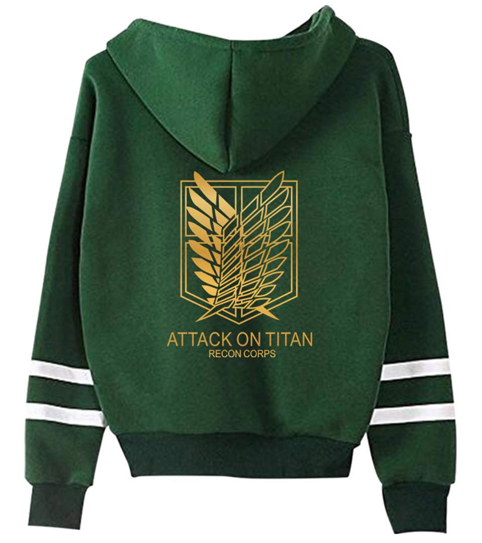 Giapponese Anime Anime Manga Cosplay Scout Legion Felpa con Cappuccio a Maniche Lunghe