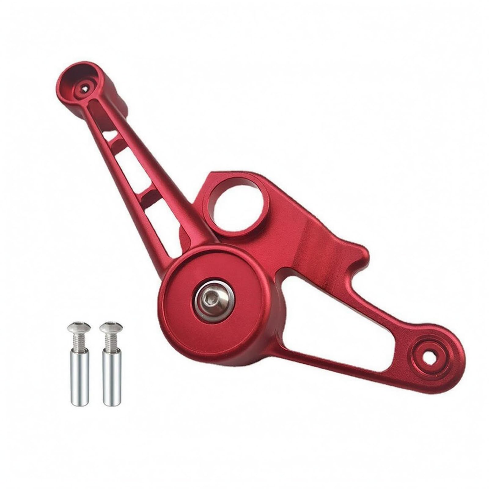Almencla Tensionador de Cadena de Bicicleta Herramienta Ajustador Montaje Bicicleta Plegable Aluminio Construcción Ligera Adecuado para Recorridos Taller de