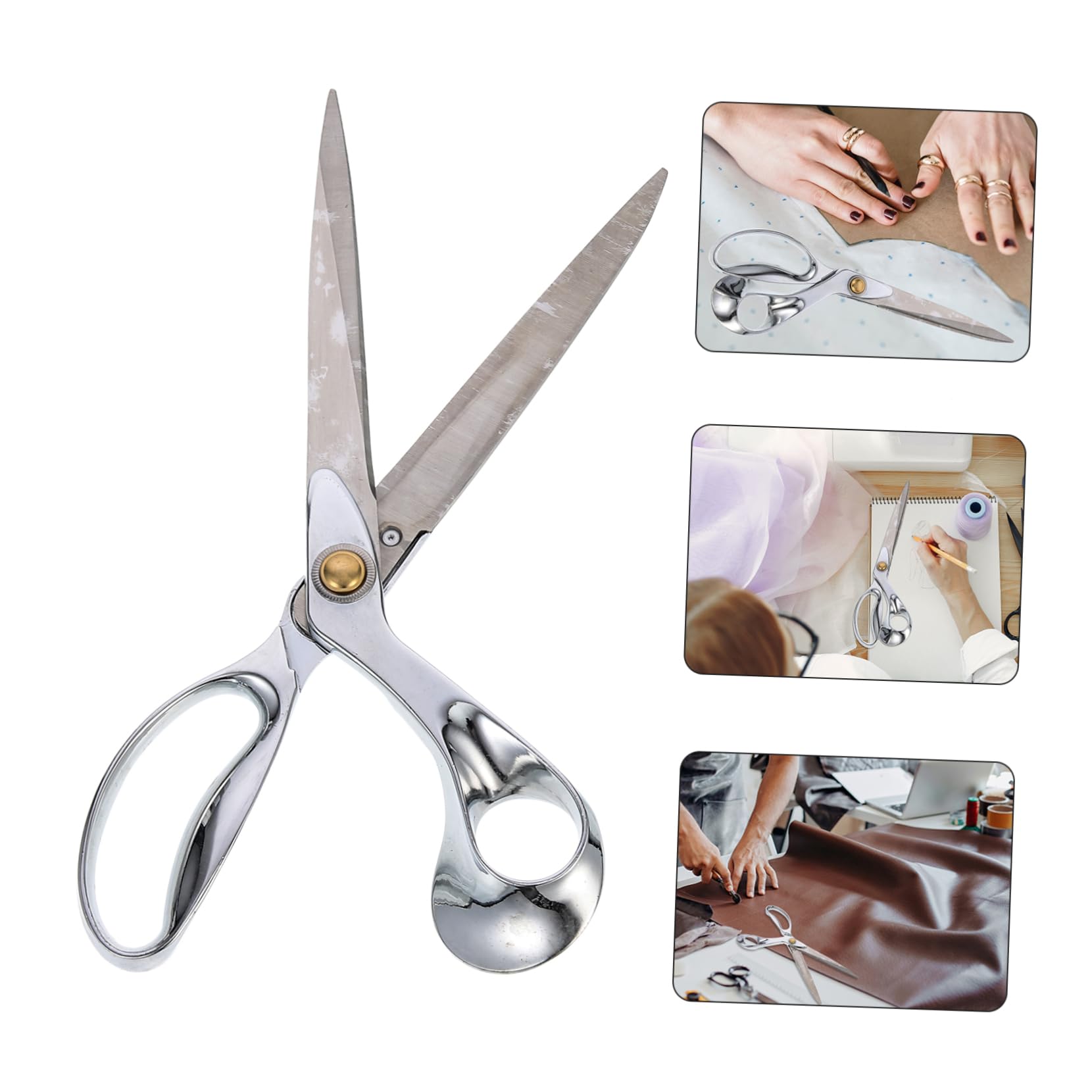 Ciseaux Multi-usages Ciseaux De Couture Outil De Coupe De Fil En Acier Inoxydable Pour La Couture