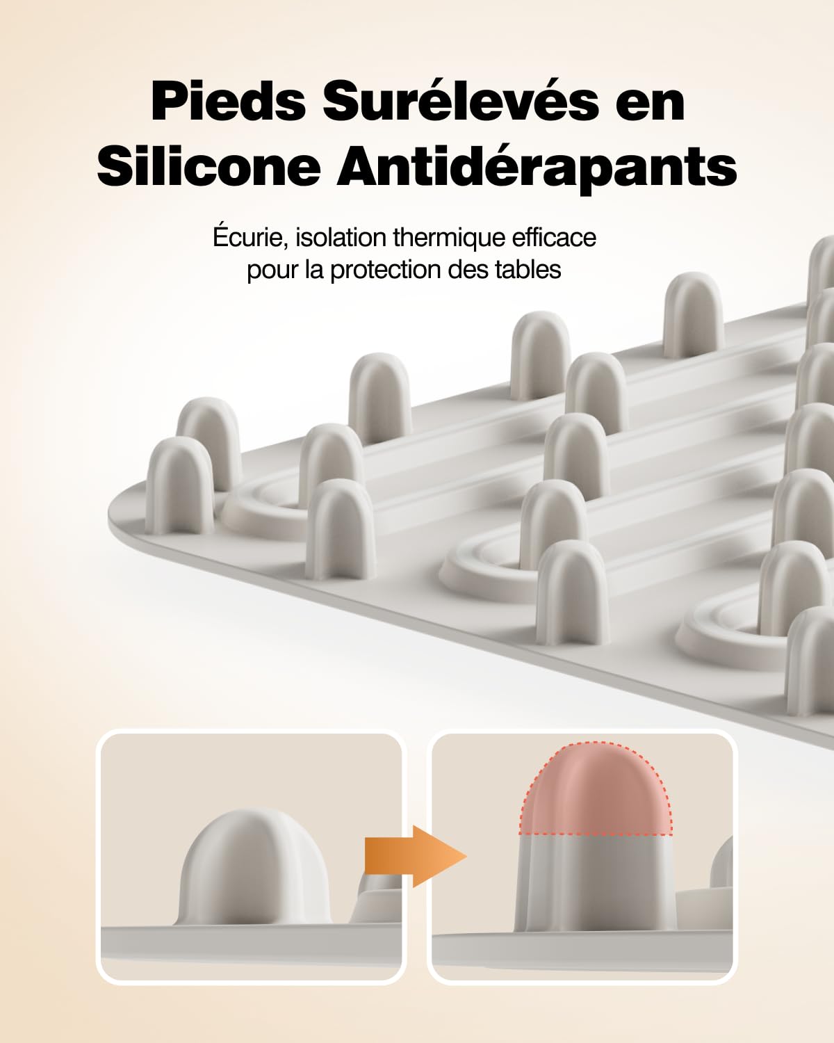 iTRUSOU Chauffe Plat Électrique, Plateau Chauffant Électrique Température Ajustable, Portable Pliable Chauffe-Assiette Alimentaire en Nano-Silicone pour Fêtes, Buffets, Réunions de Famille