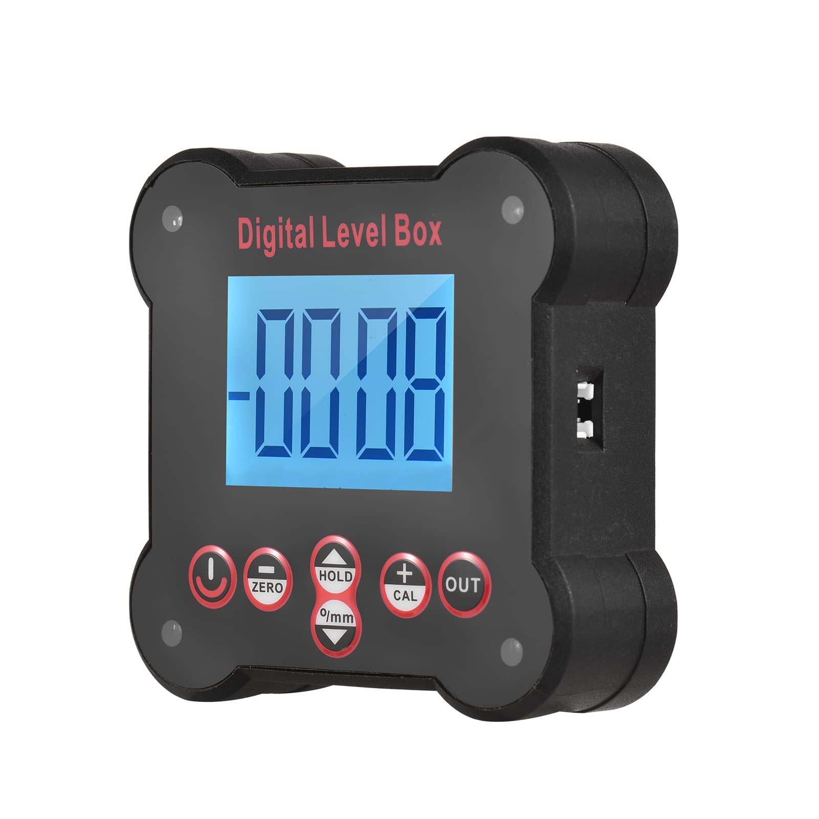 Digital Inclinometer Magnetic Angle Finder LCD Backlight Protractor for Woodwork Building Automobile