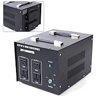 Vista 6 de Transformador convertidor de voltaje de 8000 vatios, 110 V/220 V, dispositivo de voltaje de energía eléctrica elevadora/dispositivo de voltaje