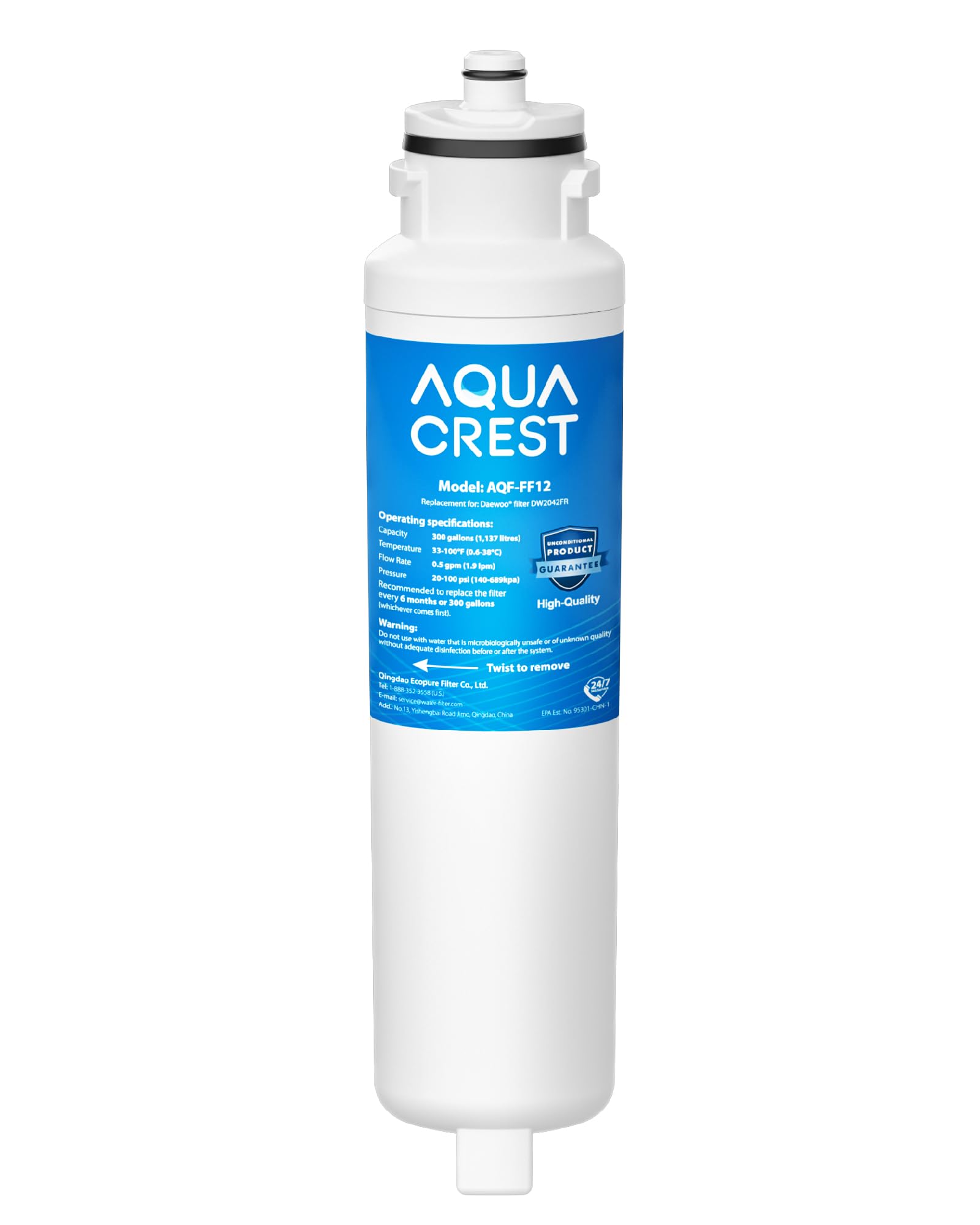Amazon.com: AQUACREST DW2042FR-09 Refrigerator Water Filter