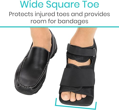 Miniatura 5 de Post Op Shoe por vive, botas para caminar, livianas, postquirúrgicas, protección del pie y los dedos quebrados para hombres y mujeres, punta