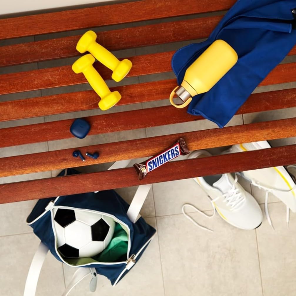 Snickers Barretta con Caramello e Arachidi Tostate Ricoperta al Cioccolato, 24 Barrette X50G (1200G), Idee Regalo Natale, Nuova versione